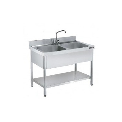 Fregadero con bastidor dos senos 1000x600mm Distform Fregadero con bastidor dos senos 1000x600mm Distform