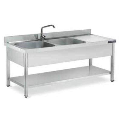 Fregadero 2 senos escurridor der. 1600x600mm Distform Fregadero 2 senos escurridor der. 1600x600mm Distform