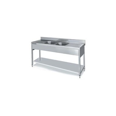 Fregadero 2 senos y 2 escurridores 2000x600mm Distform Fregadero 2 senos y 2 escurridores 2000x600mm Distform