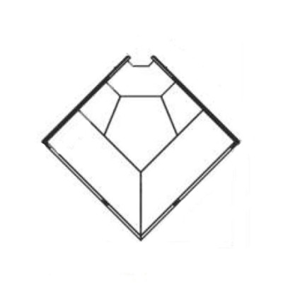 Vitrina neutra angular CVE-9N-AP45-RC Coreco Vitrina neutra angular CVE-9N-AP45-RC Coreco