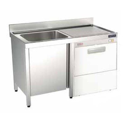 Fregadero con puertas y espacio lavavasos 1350x500mm Distform Fregadero con puertas y espacio lavavasos 1350x500mm Distform