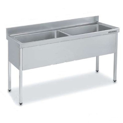 Fregadero con bastidor gran capacidad 1800x700 Distform Fregadero con bastidor gran capacidad 1800x700 Distform