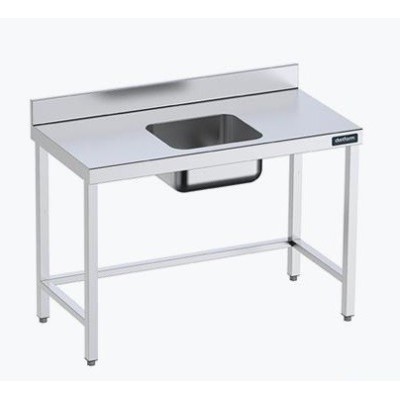 Mesa fregadero cubeta central Distform