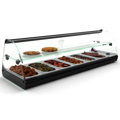 VITRINA EXPOSITORA CALENTADOR DOS PISOS BAÑO MARIA SAYL