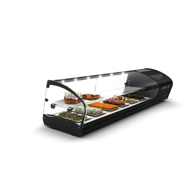 VITRINA REFRIGERADA SHARK 2P SUSHI CUBA PLANA SAYL VITRINA REFRIGERADA SHARK 2P SUSHI CUBA PLANA SAYL