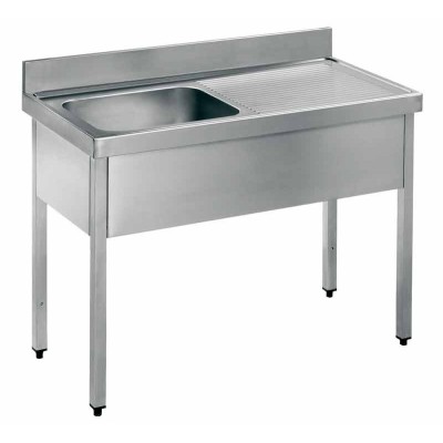 Fregadero con bastidor escurridor der. 1000x600mm Distform