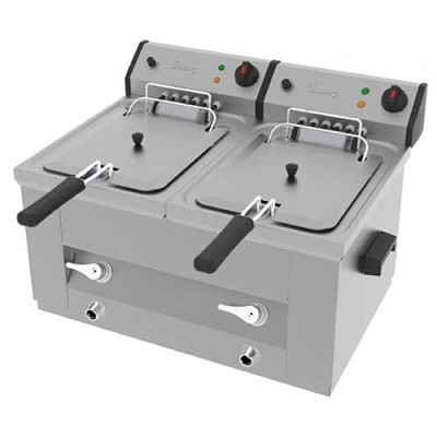 Freidora eléctrica doble...